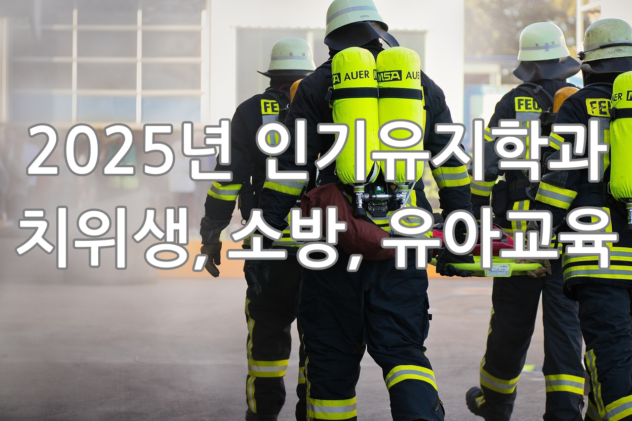 2025년 인기 유지 학과 관련 이미지