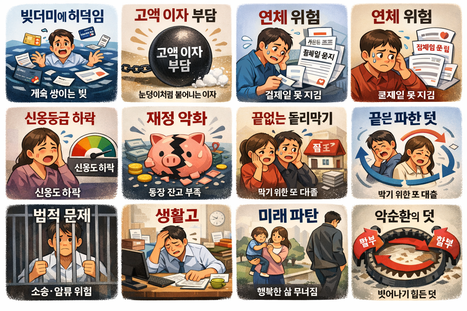 할부와 리볼빙이 위험한 이유(초보자가 놓치는 함정)