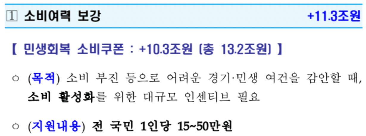 민생회복-소비쿠폰