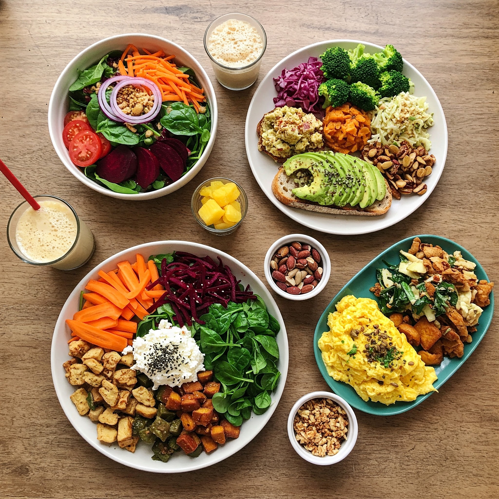 비건 뷰티 제품 원료 (식물성 오일 등)