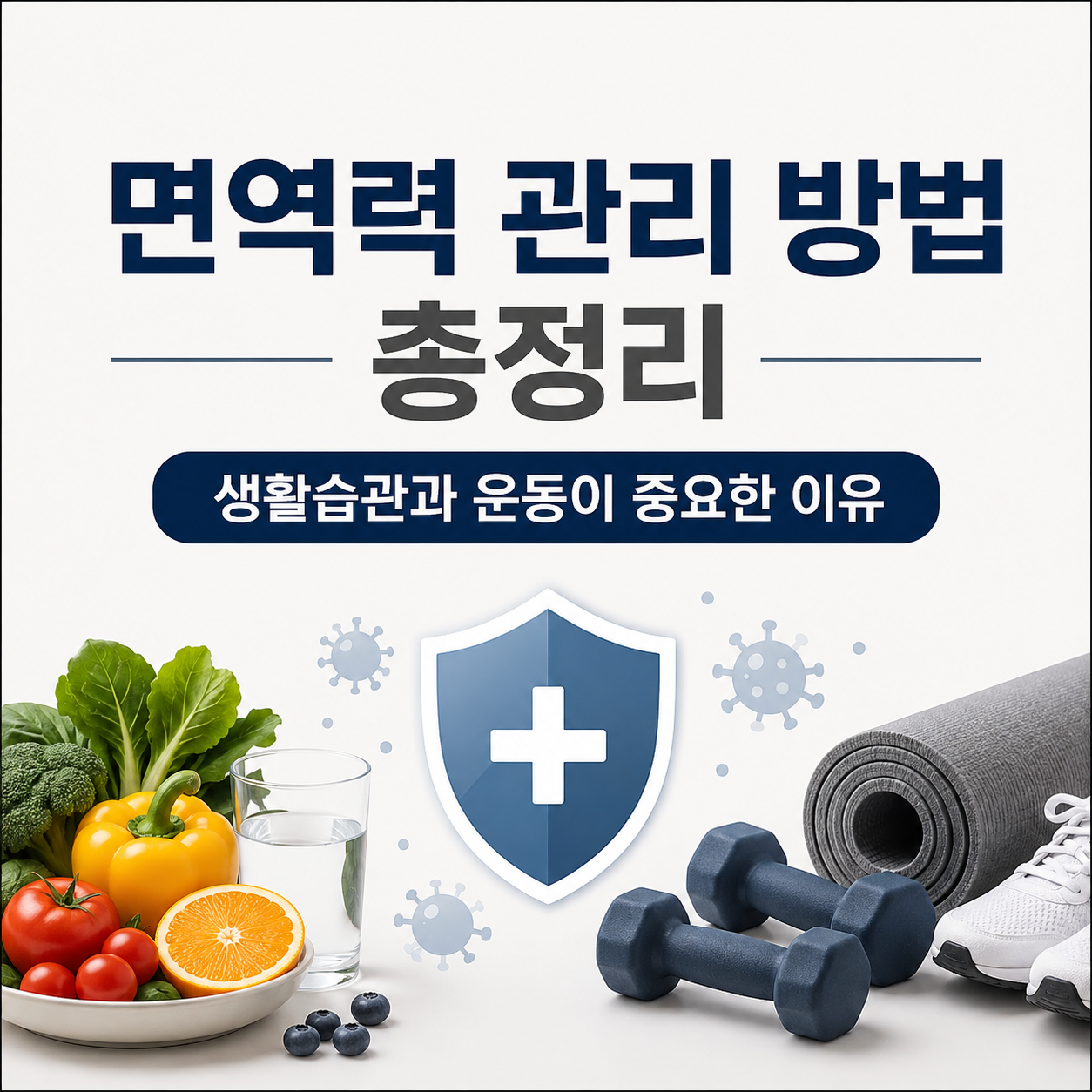 면역력 관리 방법 총정리, 생활습관과 운동이 중요한 이유