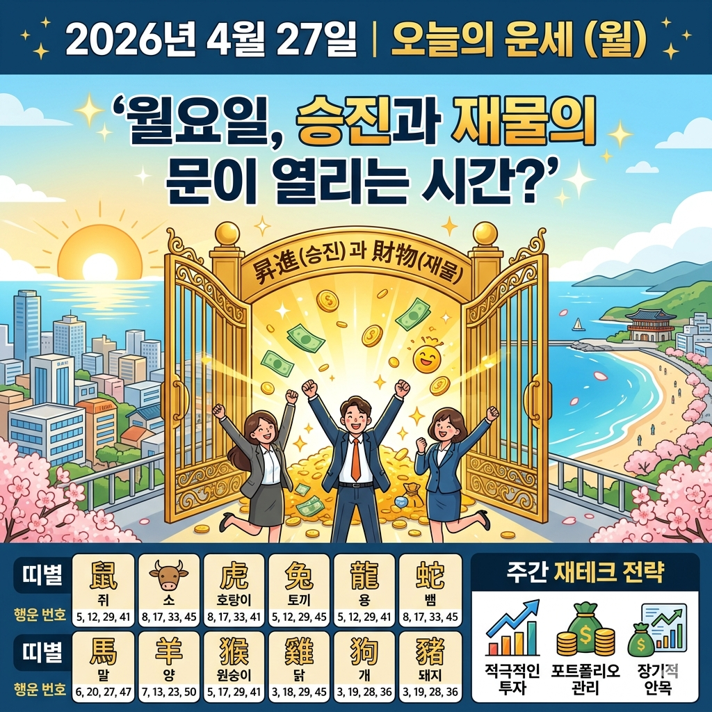 4월26일 오늘의 운세