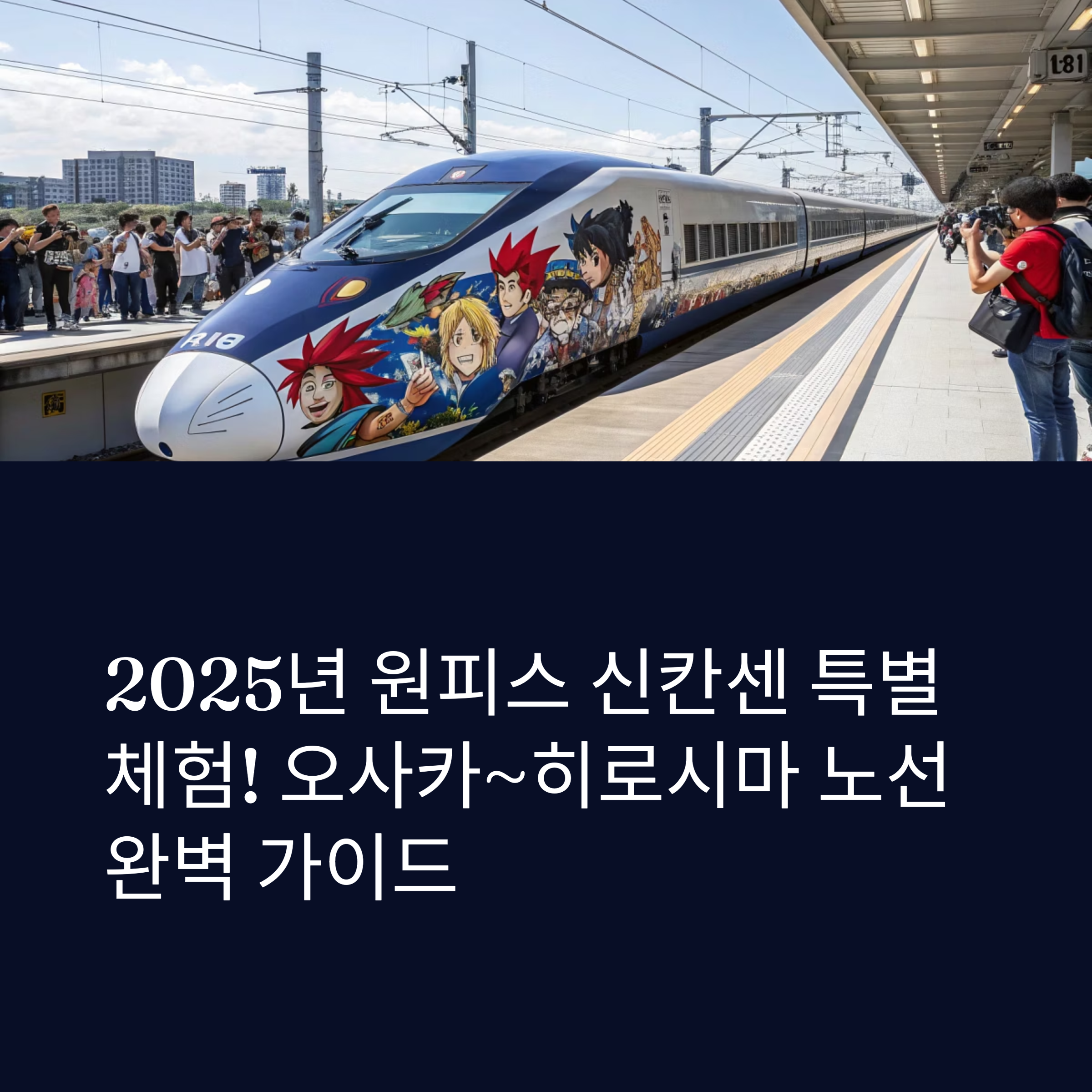 원피스 신칸센 특별 체험! 오사카~히로시마 노선