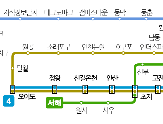 서울 지하철 노선도 크게보기