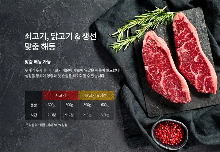 쿠쿠 전자레인지 다이얼식 화이트