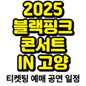 블랙핑크-콘서트-2025-일정-티켓팅-예매