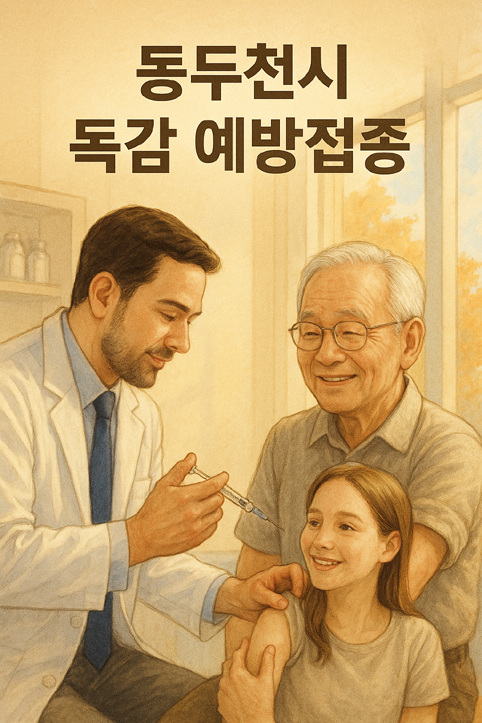 동두천시 독감 예방접종 이미지