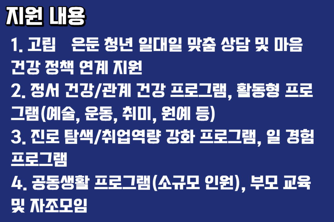 2023 서울 고립‧은둔 청년 지원사업