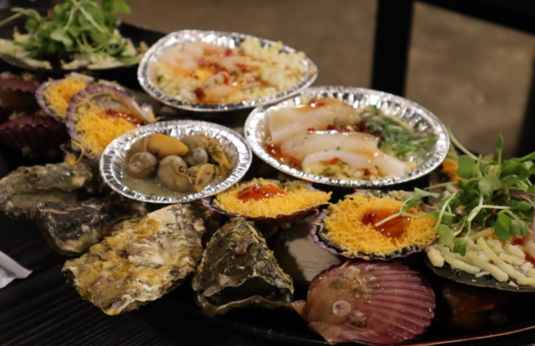 월미도 조개구이