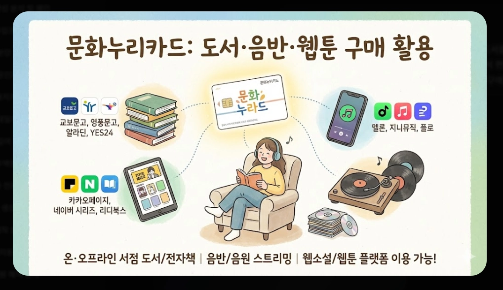 통합문화이용권 신청자격, 활용방법, 지원금액 3분확인