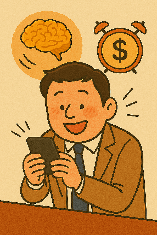 월급은 뇌를 울리는 ‘기쁨의 알람’입니다