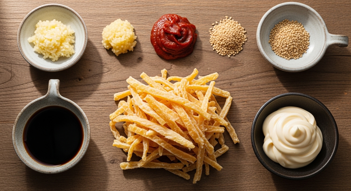 황태채 무침 만드는 법