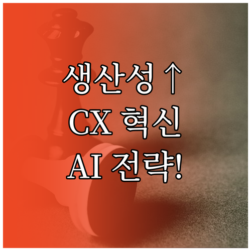 생산성 및 고객 경험 향상을 위한 기..