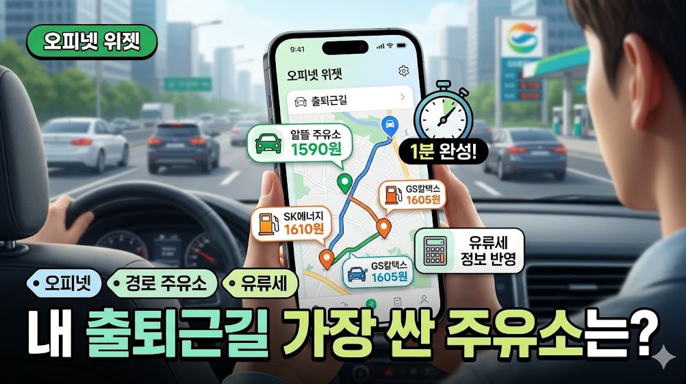오피넷 위젯 썸네일사진