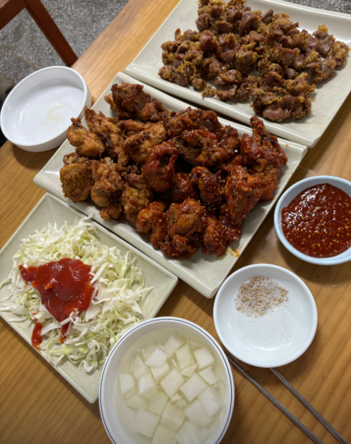 함흥통닭 대표 메뉴 