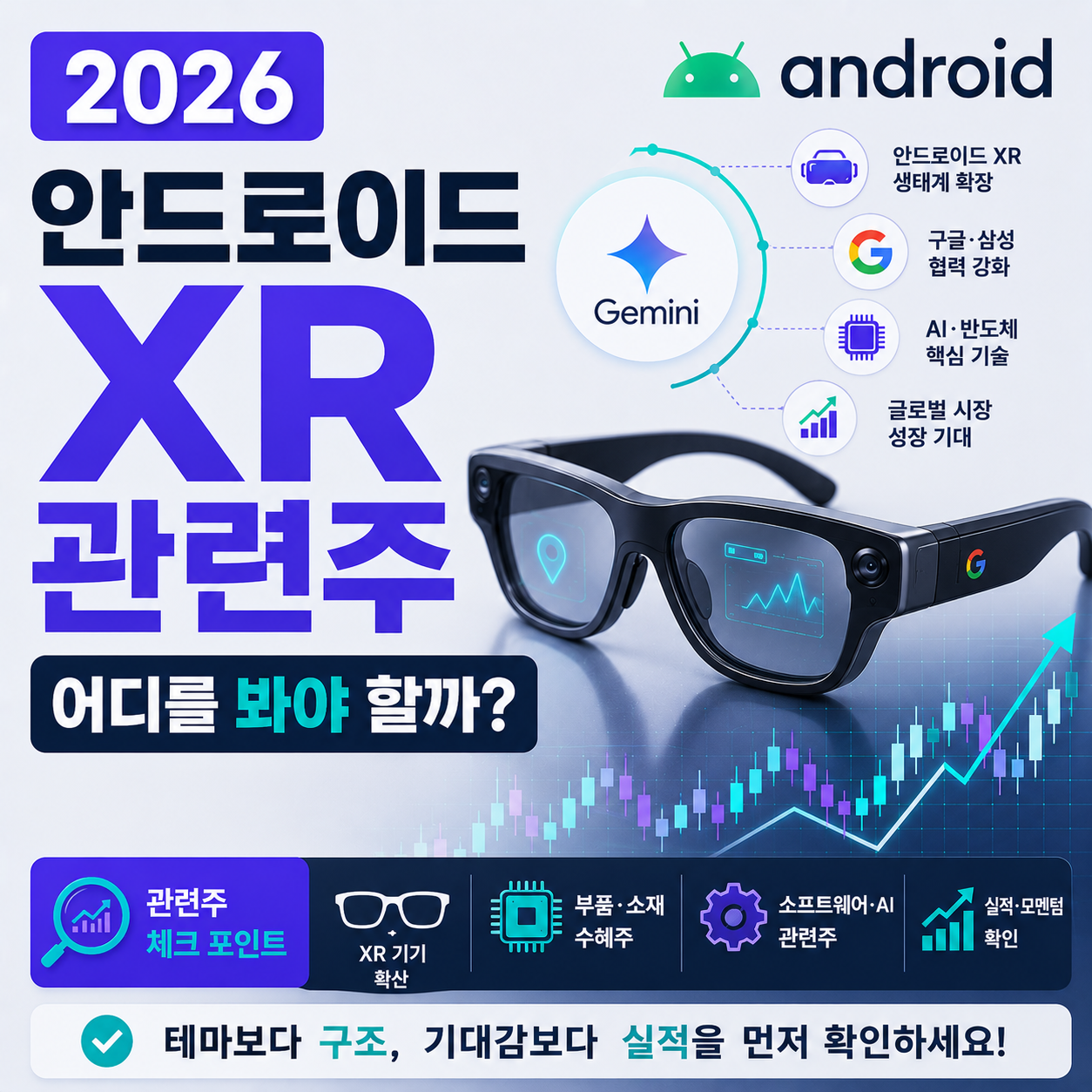 구글 안드로이드 XR 생태계와 관련주를 점검하는 이미지
