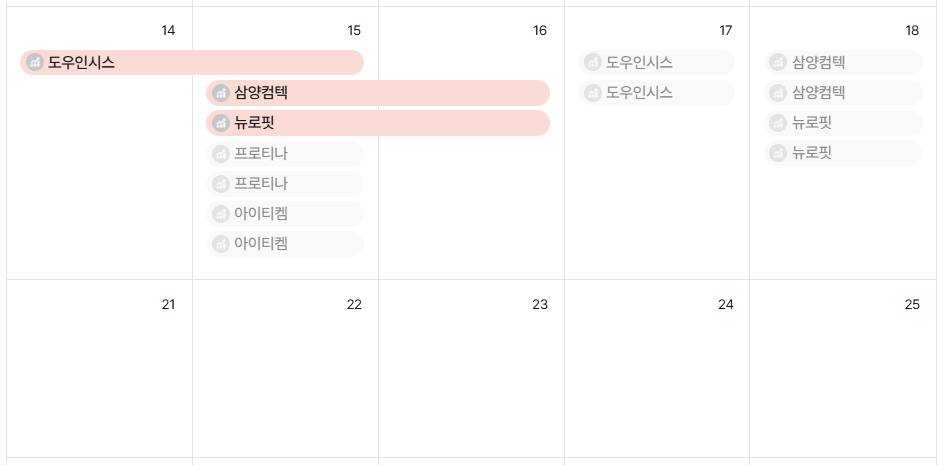 2025년 7월 공모주 청약일정