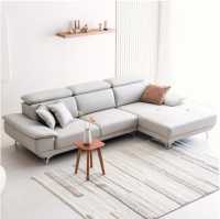 웰퍼니쳐 미스티코 헤드무빙 카우치 4인용 가죽소파 카우치 좌형 방문설치