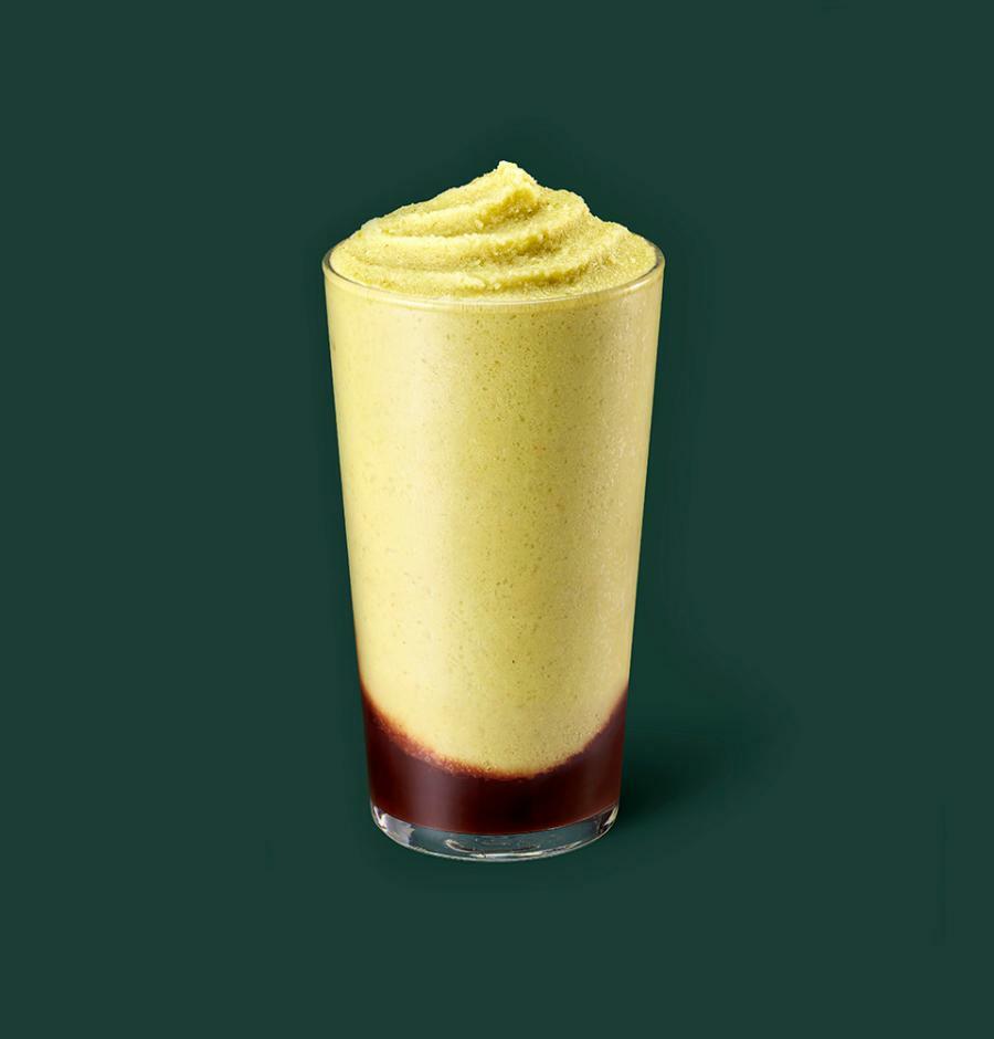 피스타치오 아보카도 초콜릿 프라푸치노