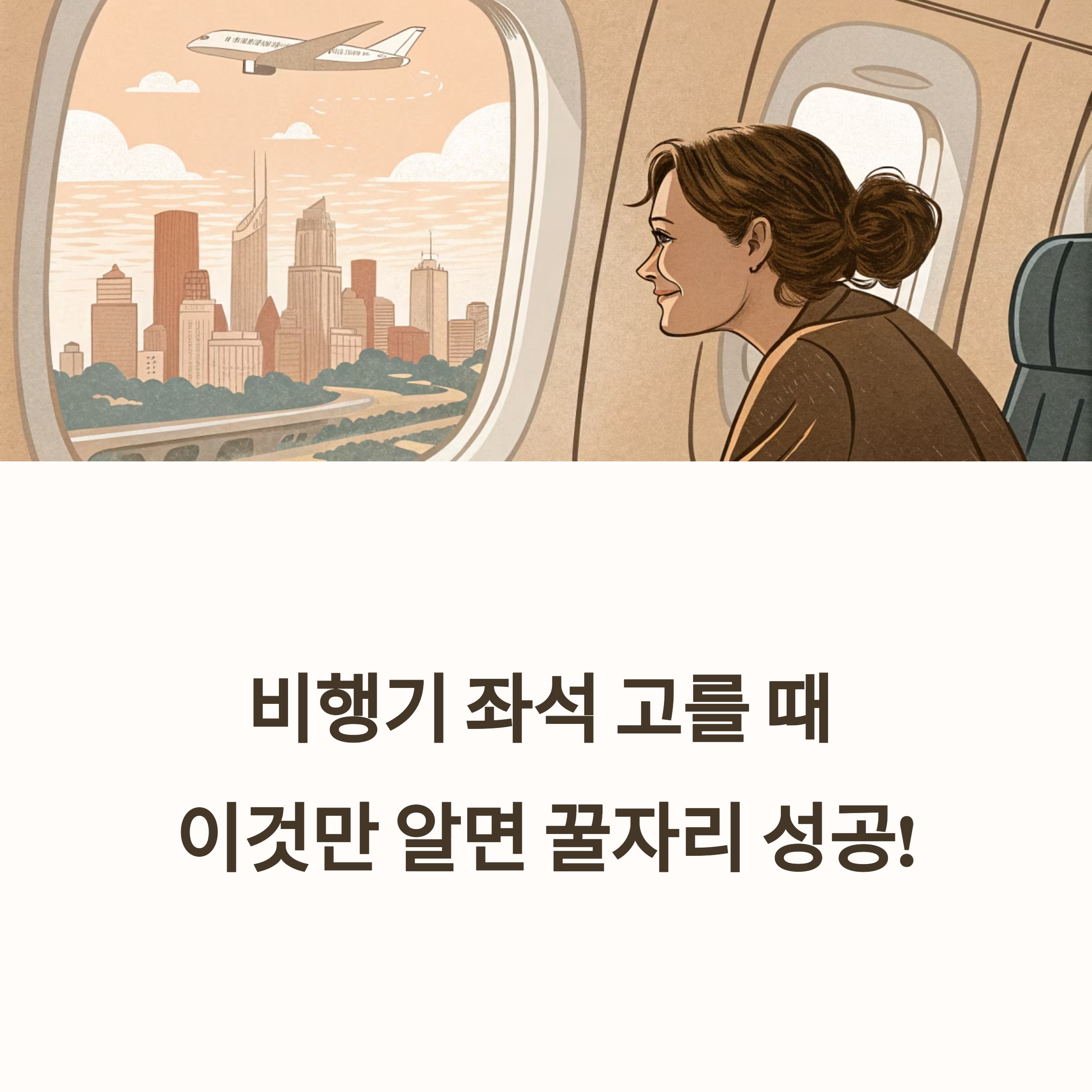 비행기 좌석 고를 때 이것만 알면 꿀자리