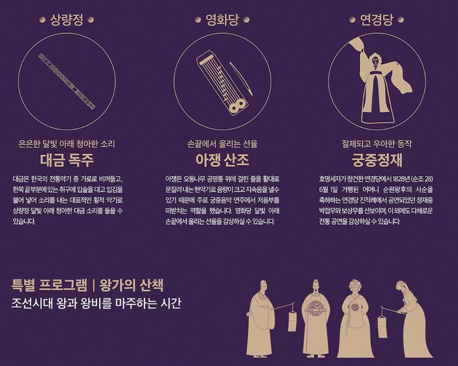 창덕궁 달빛기행 프로그램 안내