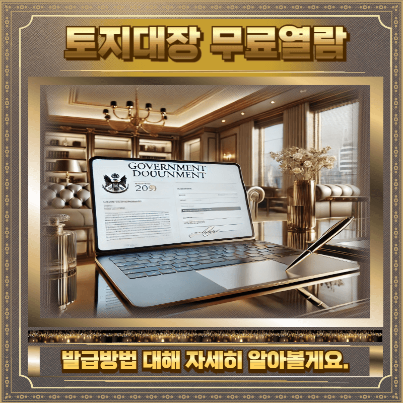 토지대장 조회 무료열람