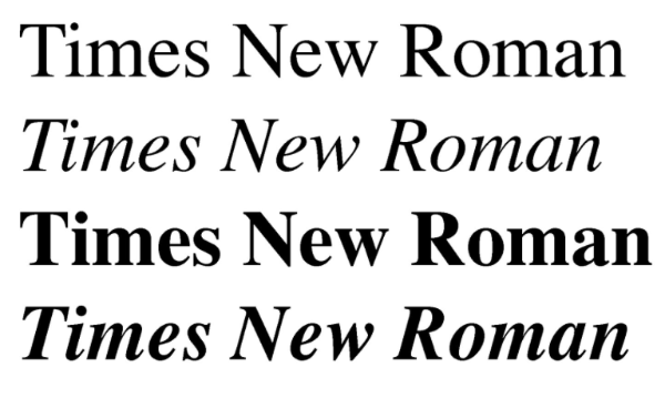 Times New Roman