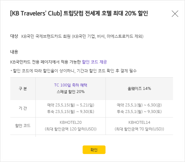 호텔할인