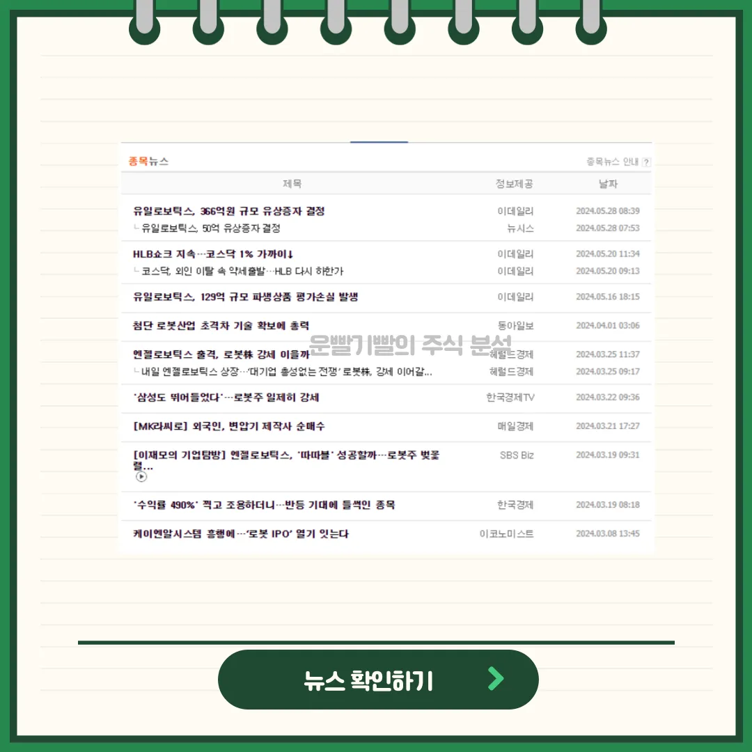 유일로보틱스 뉴스