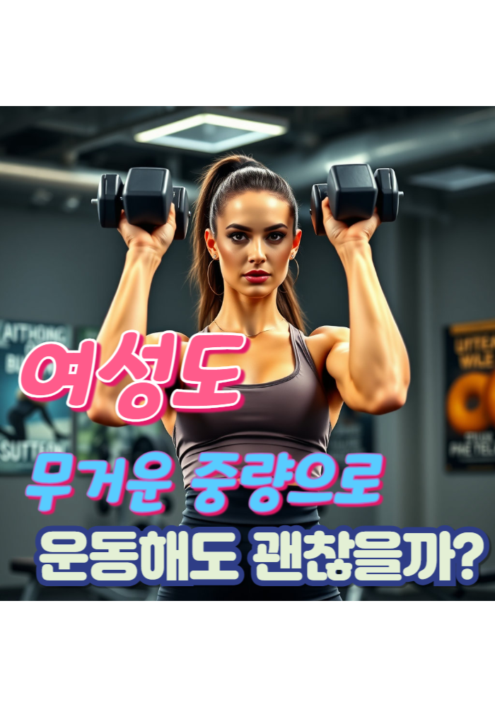 1.여성도 무거운 중량으로 운동해도 괜찮을까?
