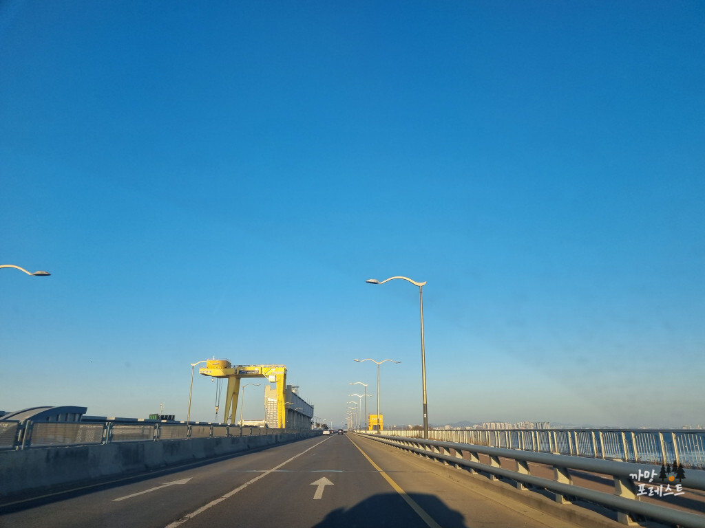 시화나래 휴게소 해안도로