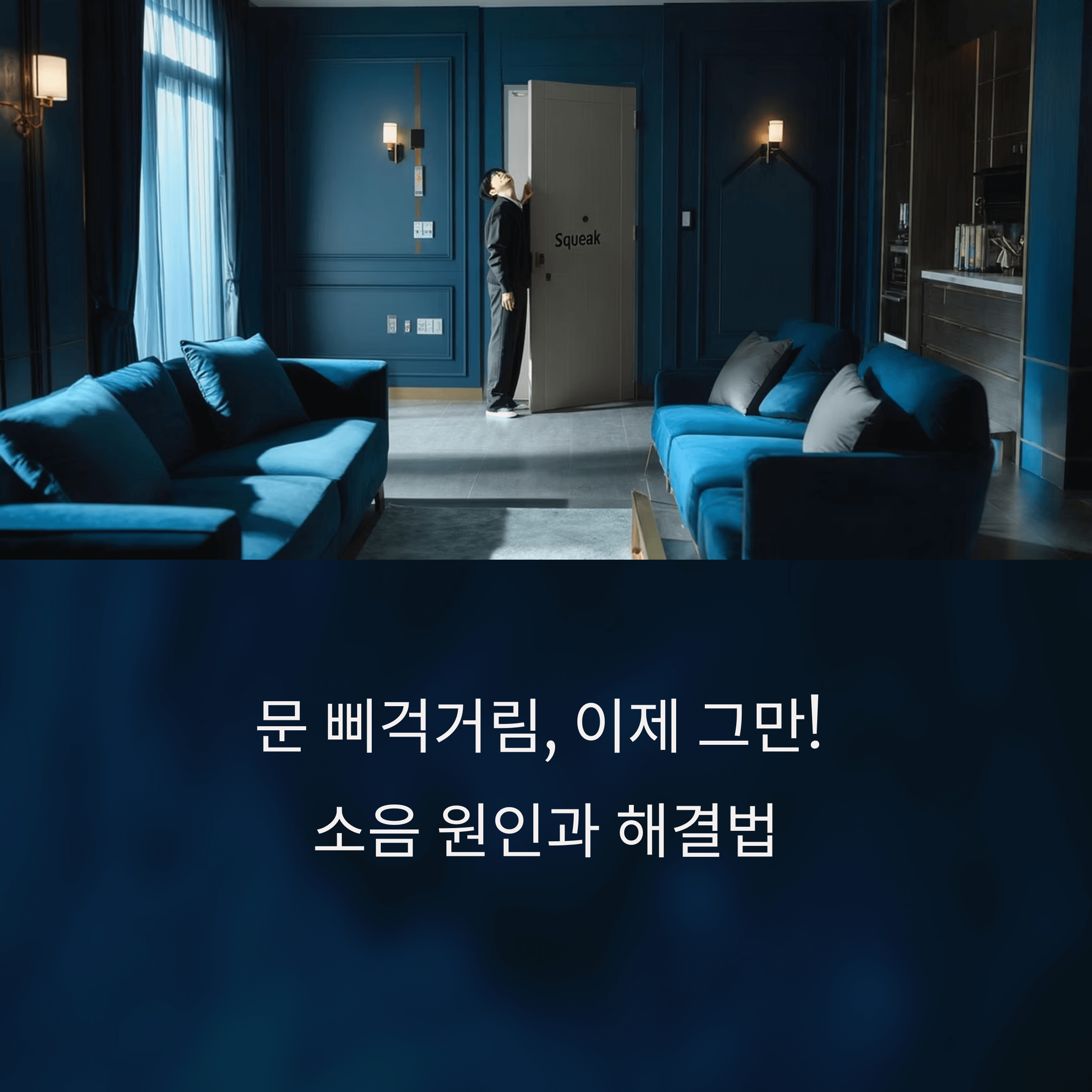 문 삐걱 소리 원인과 해결법