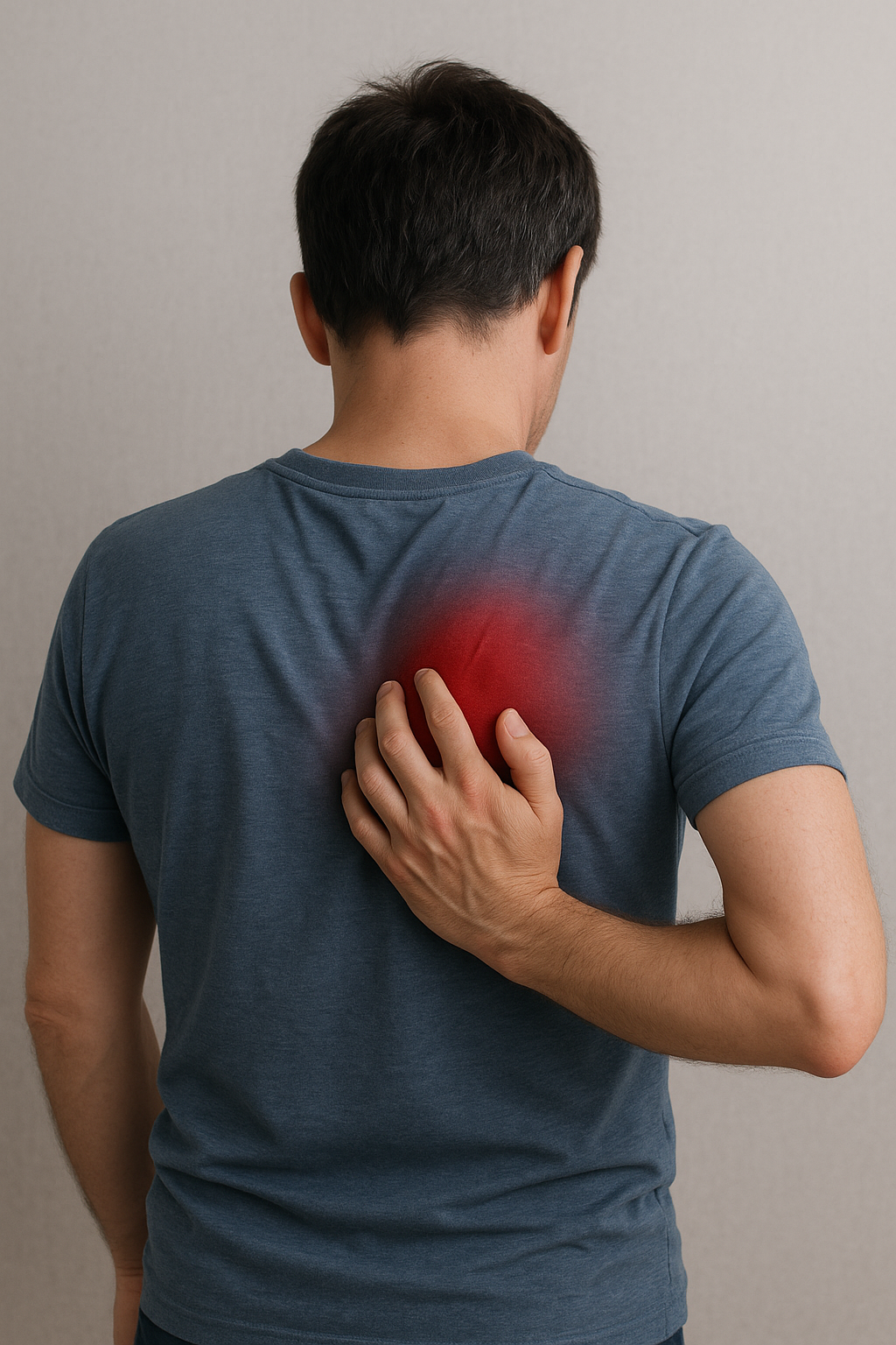 등이 따끔거려요