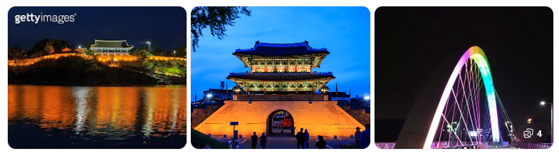 진주 남감 & 진주성 주변 야경(진주시)