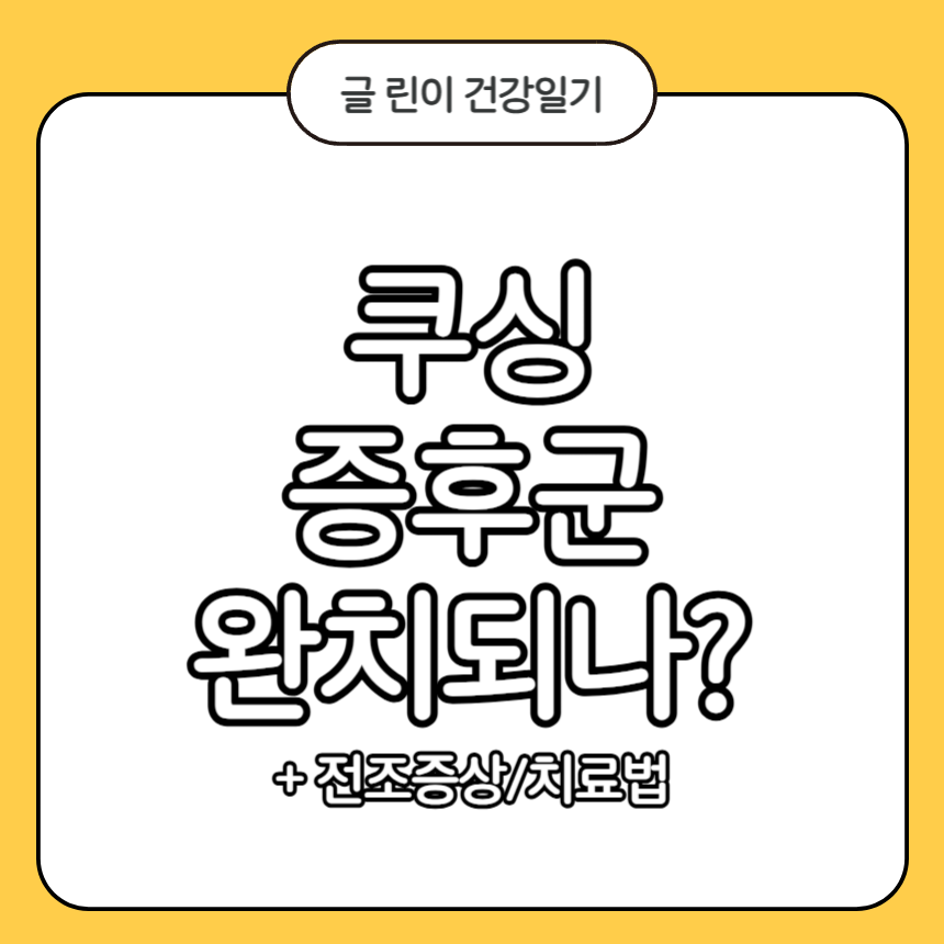 쿠싱증후군 완치