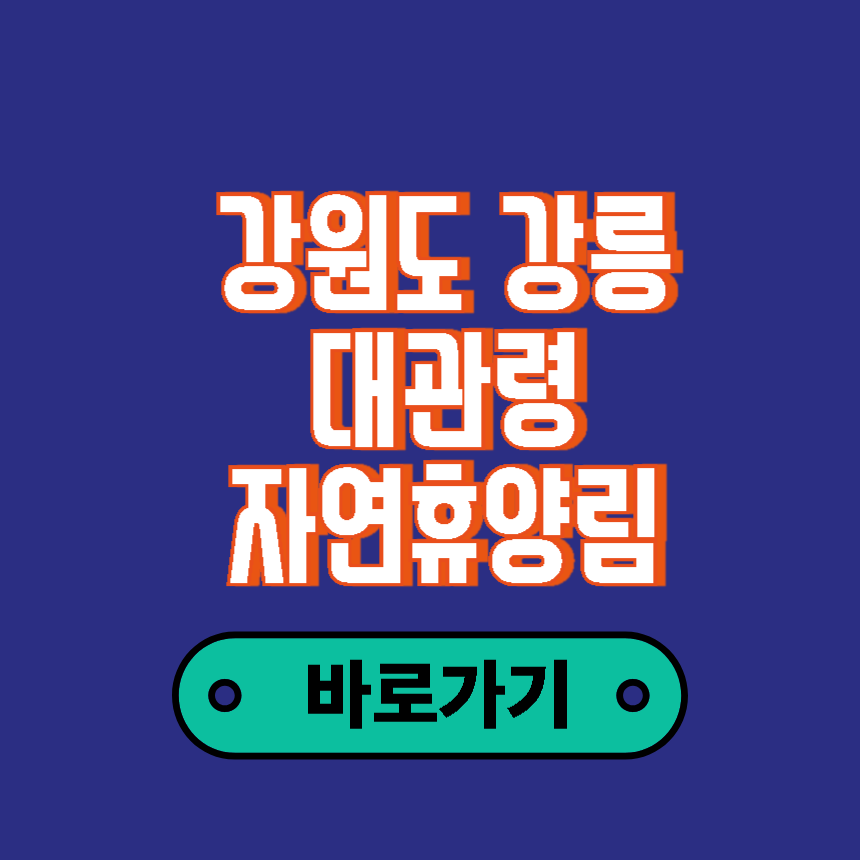 대관령 자연휴양림