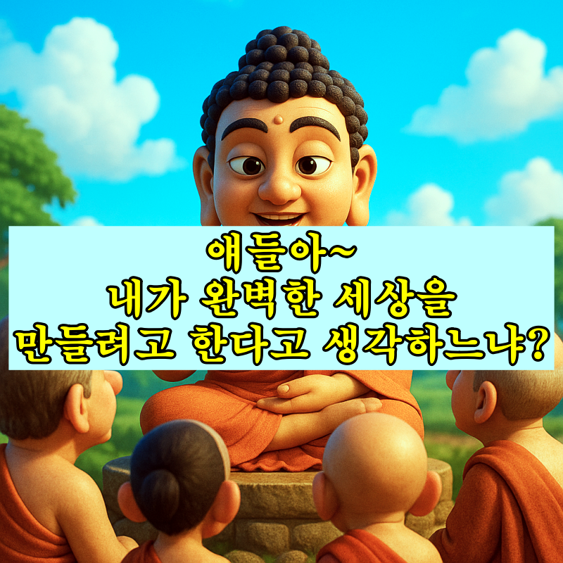 부처님 3d 애니스타일 모습