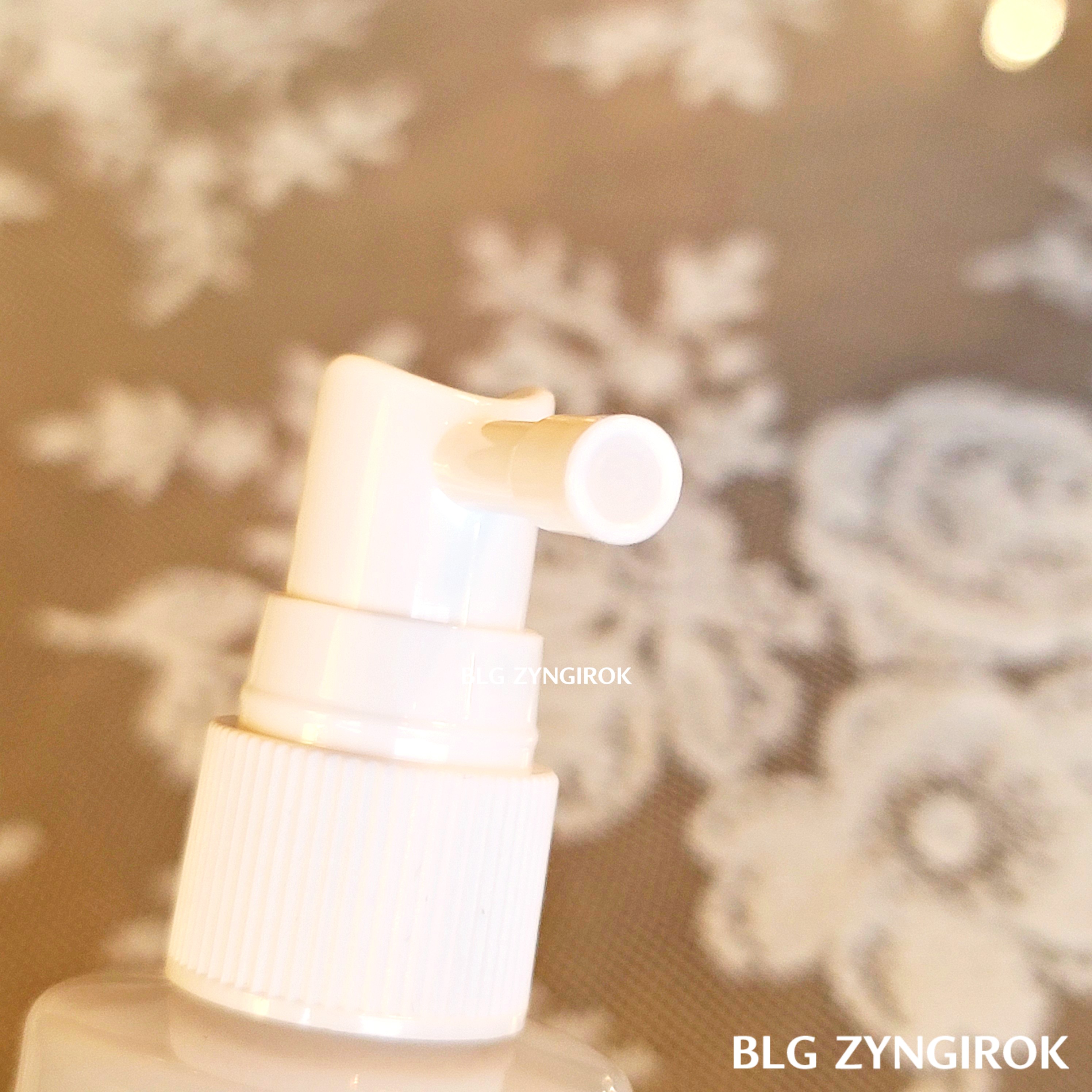 다이소 두피 엠플 - RGIII 분사구 정면 모습이다.