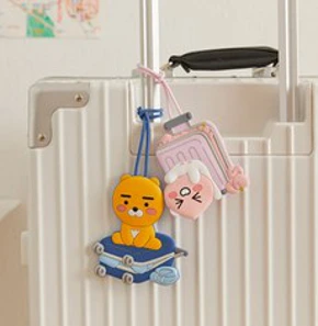 카카오 캐리어이름표 러기지택 캐리어택 네임택 라이언 어피치&#44; 춘식이