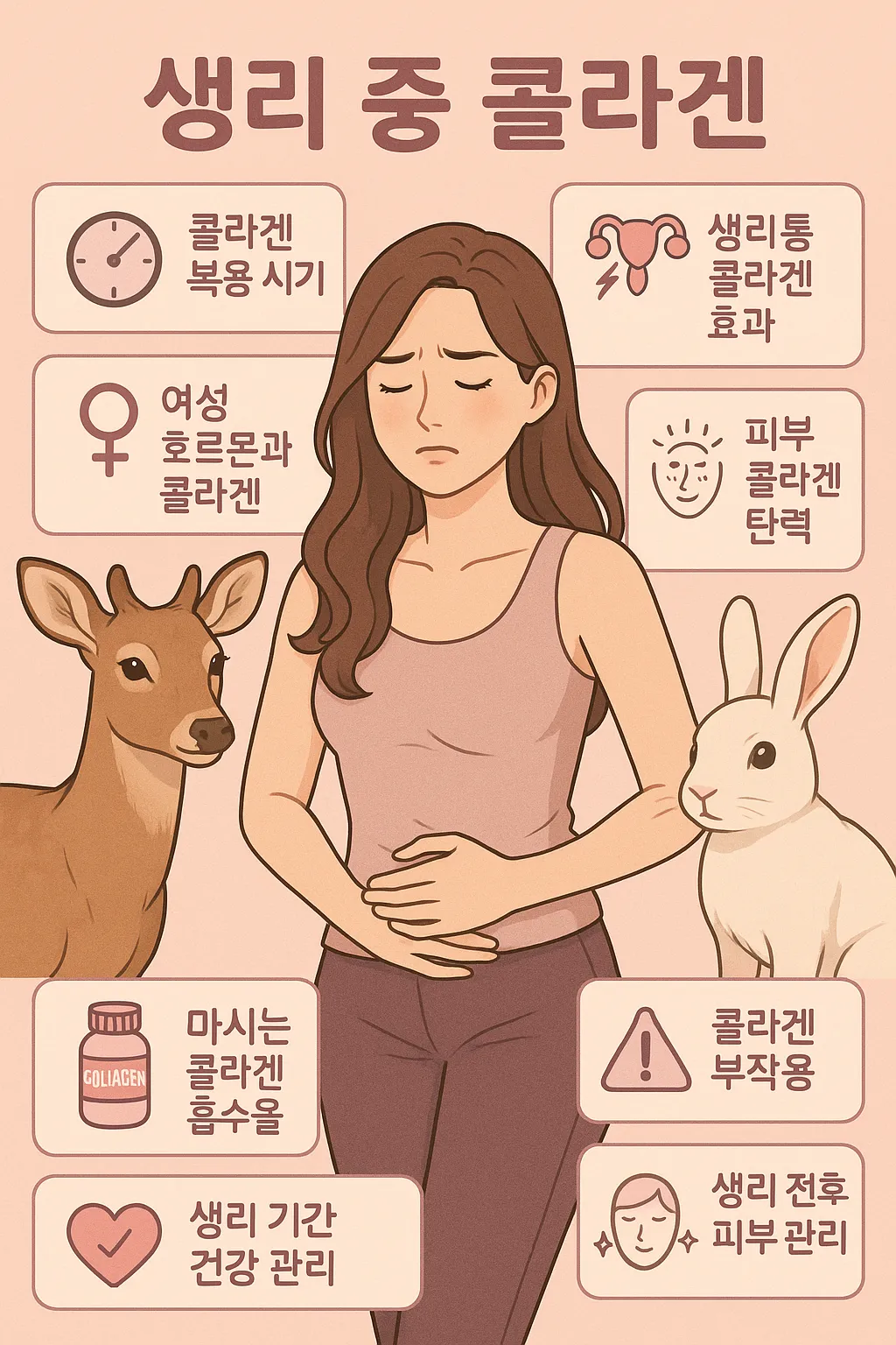 생리 전후 콜라겐 언제 먹어야 할까? 효과 좋은 시기와 복용법