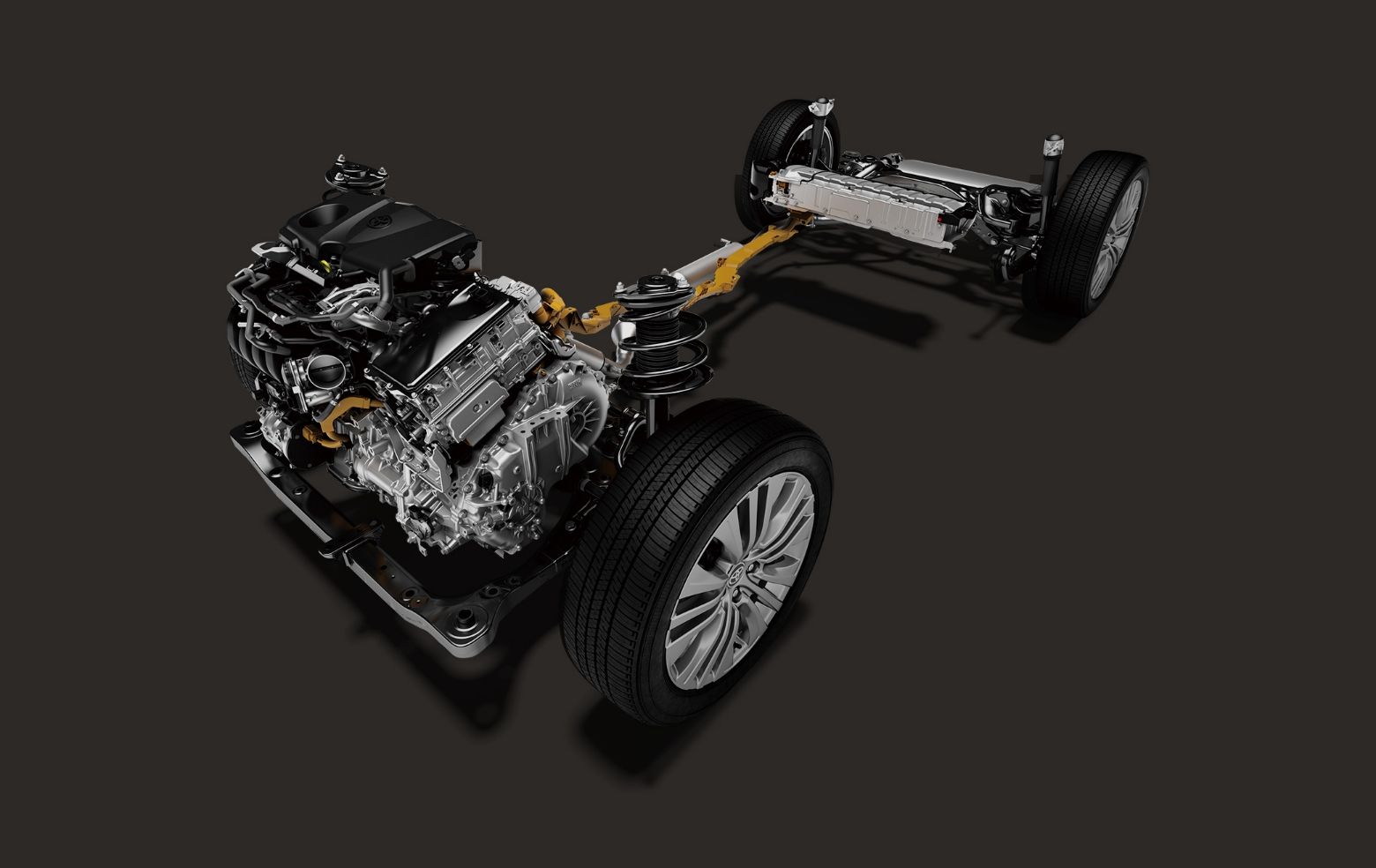 토요타 하이랜더 파워트레인 조감도