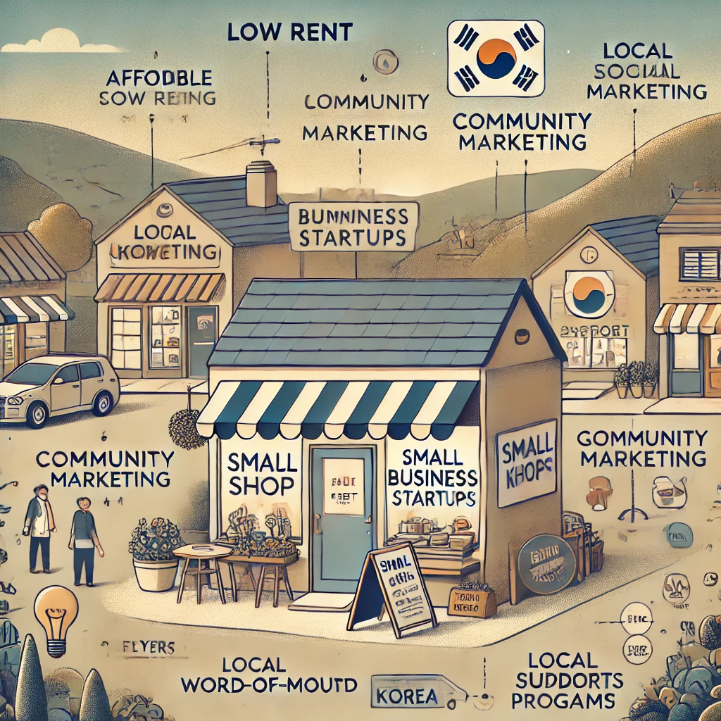 지역 유망 소자본 사업 (지방창업, 임대료, 마케팅)