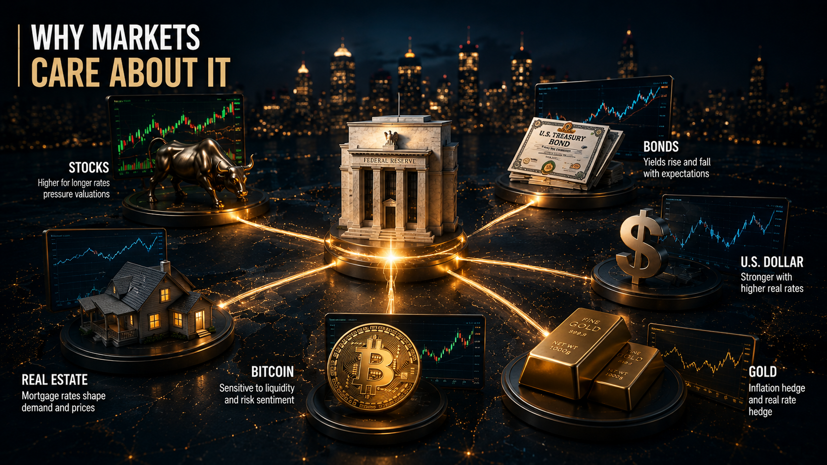 Financial markets and major asset classes affected by changes in the Neutral Interest Rate