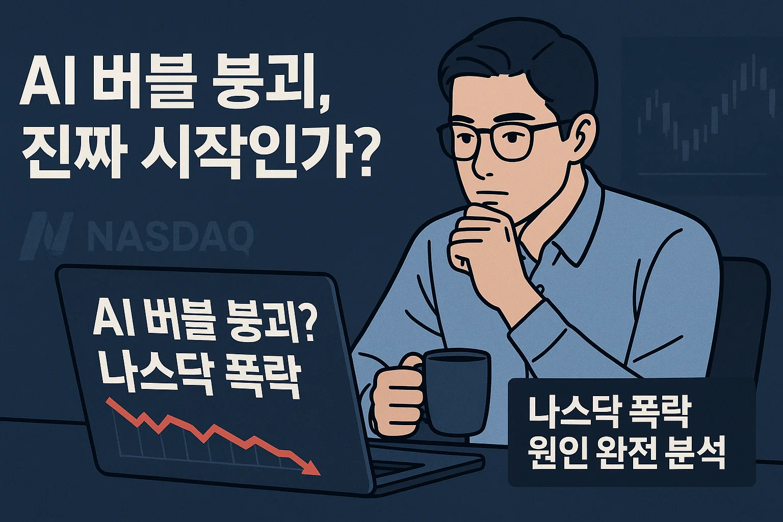 AI 버블과 AI 버블 붕괴, 이미지 생성 프롬프트 무료 제공