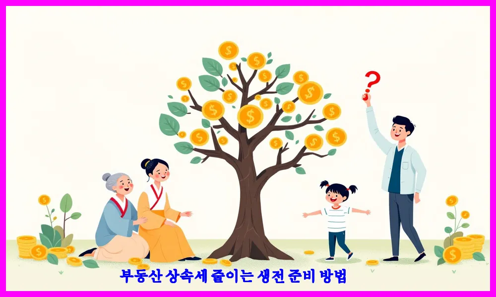 부동산 상속세 줄이는 생전 준비 방법