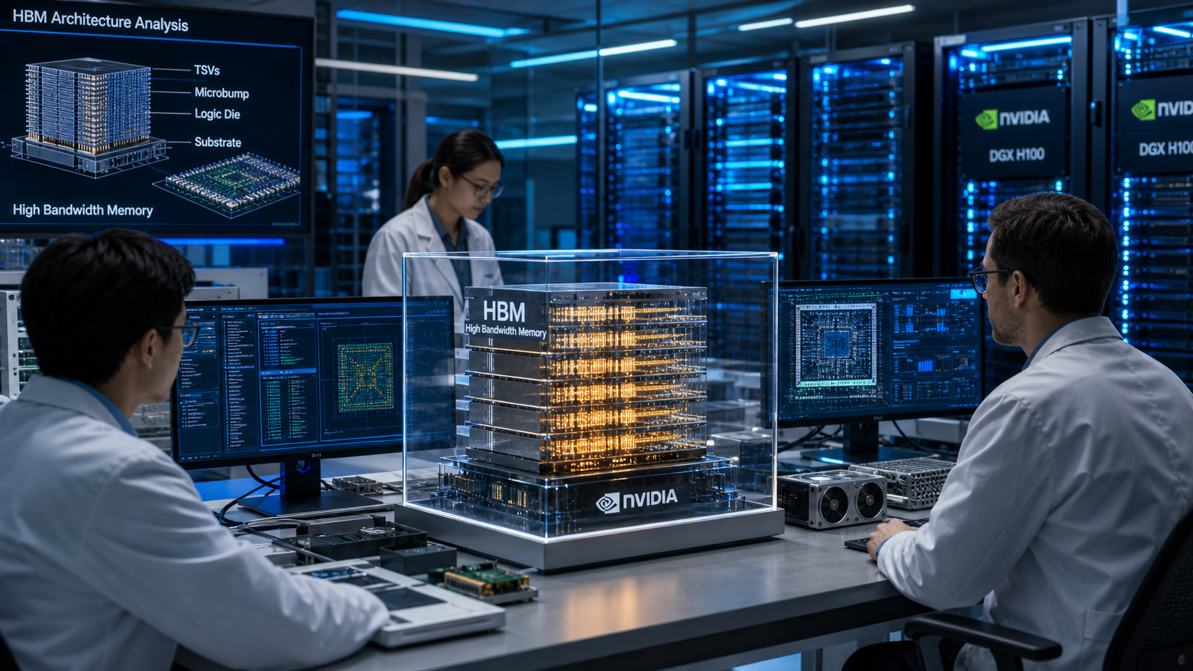 HBM은 AI 서버와 데이터센터의 성능을 결정하는 핵심 메모리로 평가