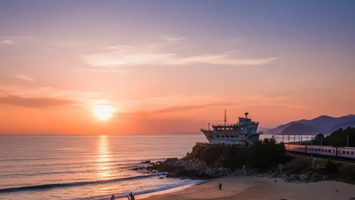 해돋이 해변