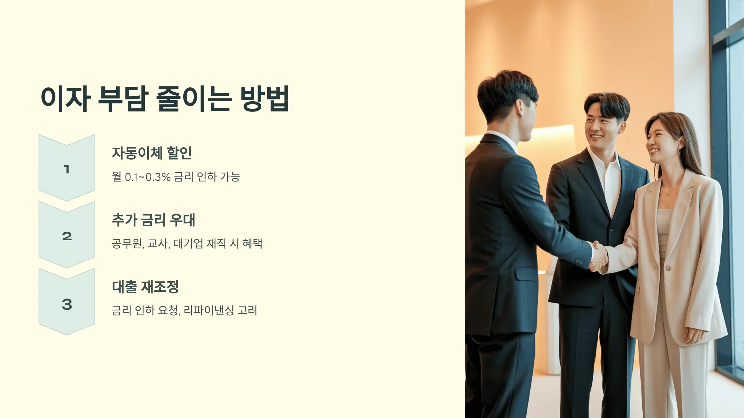 이자 부담 줄이는 3가지 방법