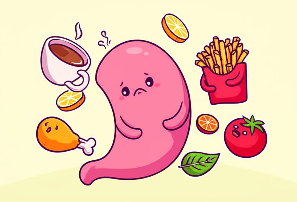 식후 바로 눕지 않기 포함 위산 역류..