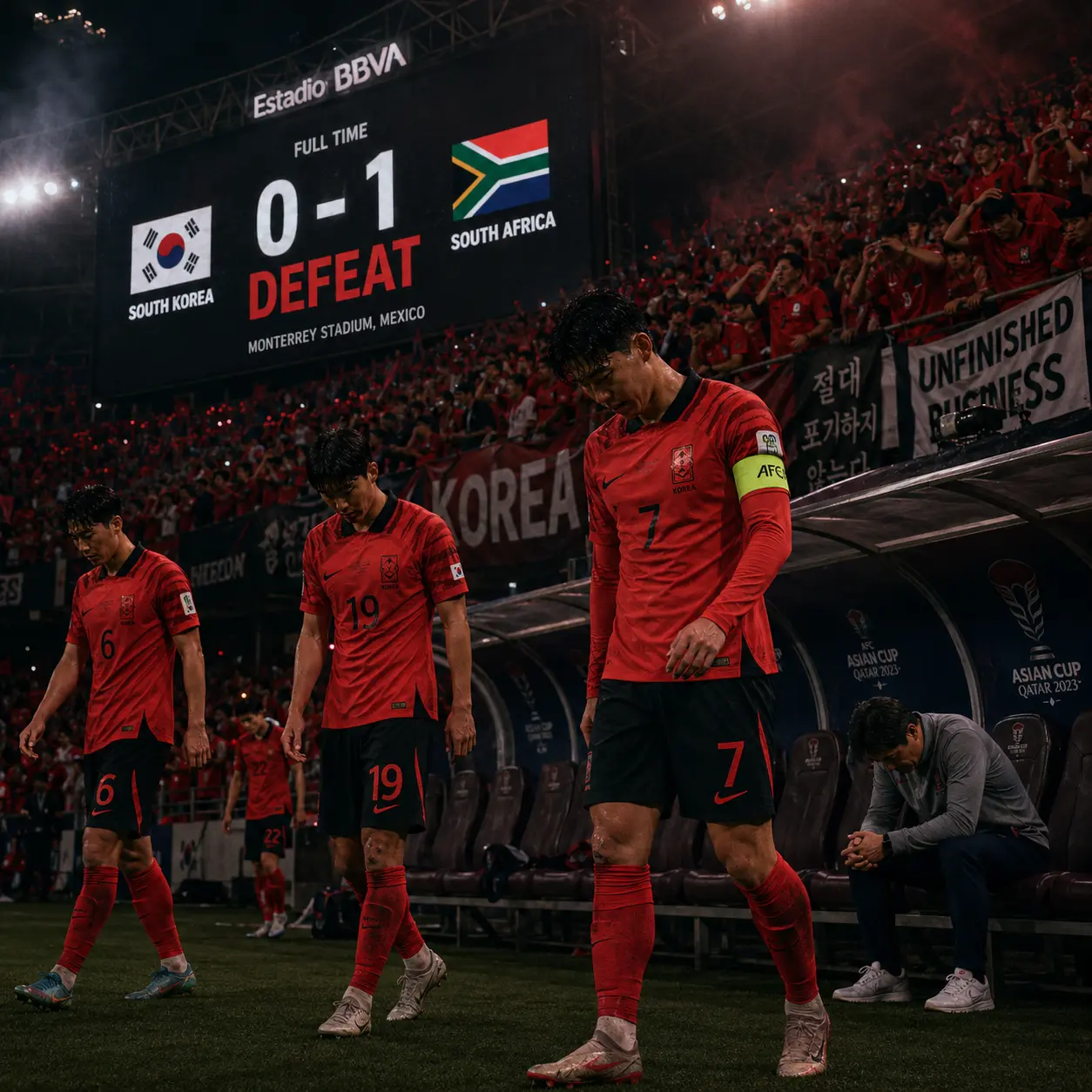 한국 남아공전 0-1 졸전 패배 &mdash; 손흥민 선발 제외 악수&middot;홍명보 감독 책임론&middot;32강 와일드카드 경우의 수 총정리 2026